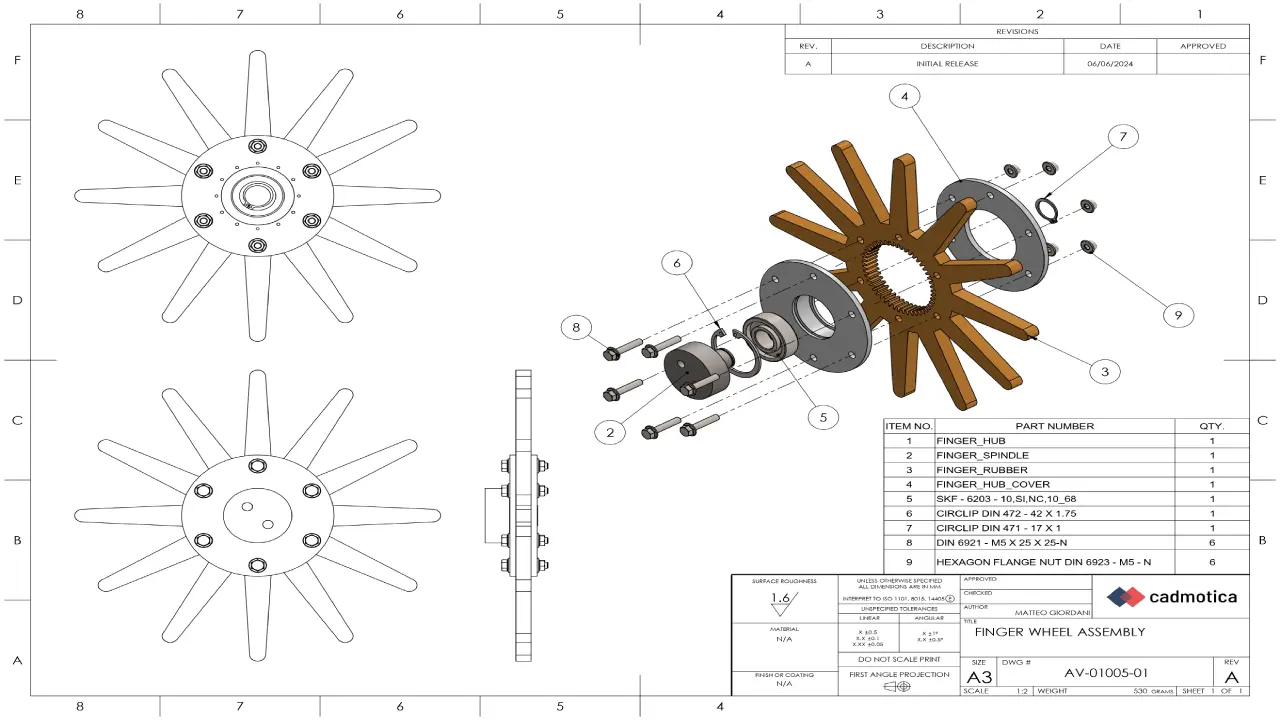 FingerWeeder Mechanism