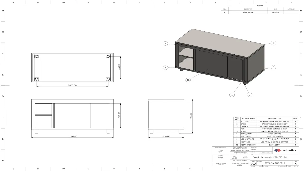 Inox Table
